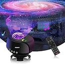 Rishvik The Largest Coverage Area Galaxy Lights Projector 2.0, Star Projector, with Changing Nebula and Galaxy Shapes Galaxy Night Light