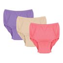 SUPPORT PLUS Womens Incontinence Underwear Washable Reusable 20 oz. Color 3 Pack