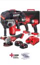 Milwaukee M18 FPP4T3-553B 18V 4 Piece Combo Tool Kit 2 x 5.0Ah Battery & Charger