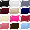 2,4 X Pillowcase Luxury 100% Poly cotton Housewife Pair Pack Pillows Cover Cases