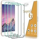 [3-Pack] Kesuwe Screen Protector for Apple iPhone 8 Plus, iPhone 7 Plus, iPhone 6S Plus, iPhone 6 Plus (5.5-inch) Tempered Glass, 9H Hardness, Case Friendly, Easy to Install