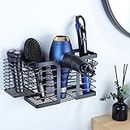 YIGII Hair Dryer Holder/Hair Tool Organizer Wall Mount - Metal Wire Bathroom Blow Dryer Holder Hair Styling Hot Tools Organizer for Flat Iron, Curling Wand, Straightener, Electric Shaver