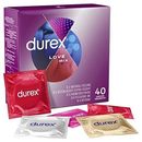 Durex Kondome Love Mischpackung 40 Stück (5 verschiedene Sorten) Safer Sex