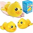 Bath Toys, Cute Swimming Bath Toys for Toddlers 1-3, Floating Wind Up Toys for 1 2 3 4 5 Year Old Boy Girl, New Born Baby Bathtub Water Toys, Preschool Toddler Pool Toys (Turtle & Crab)