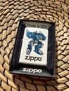 Zippo Lighter Blue Robot Transformer