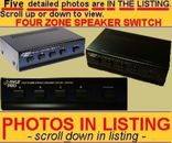 SPEAKER SWITCHER SELECTER SELECTOR - 2,3 or 4 ZONE/ROOM