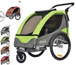MOVER Remolque de bici bicicleta para 1 - 2 niños bebe carrito silla paseo y
