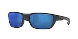 Costa Whitetip Sonnenbrille, Verdunkelung/Blau verspiegelt, polarisiert, 580P, 58 mm