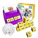 Matching Letter Spelling Game for Kids Ages 3-6, Educational Learning Toys for 2-6 Year Olds Boys Girls Memory Word Game Gifts for 3-7 Year Olds Boys Girls Toys Age 2-6, Birthday Party Gifts Toy Alphabet Spelling Games GT02
