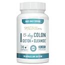 15 Day Quick Colon Cleanser & Detox | Colon Detox Cleanse With Probiotics for Women & Men | Constipation Relief Stool Softener & Gut Health Support | By SM Nutrition | Gluten-Free | 30 Capsules