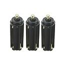 Cafurty Plastic 3xAAA Battery Adapter Tube 3pcs for Handheld Flashlight Torch - Set of 3