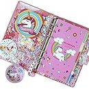 FunBlast 13 in 1 DIY Unicorn Diary for girls, Unicorn Notebook for girls with pen, Unicorn kit for girls, Unicorn return gifts for girls, Kids diary unicorn - DIY Diary for Kids/girls
