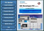 PLC Software Mitsubishi GX Developer Programming CD w BONUS FX Training Course