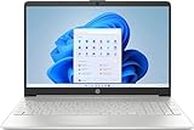 HP Laptop PC 15s-fq0028na - Intel Pentium Silver N5030 Processor - 4GB RAM - 128GB SSD - 15.6 inch HD display - Windows 11 Home - Natural Silver