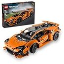 LEGO Technic Lamborghini Huracán Tecnica Orange Advanced Building Toy, Lamborghini Car Toy for Kids Room Décor, Model Car Vehicle Set for Boys and Girls Ages 9 and Up, 42196