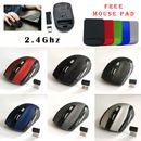 2.4GHz Wireless Optical Mouse Mice & USB Receiver For PC Laptop Computer DPI