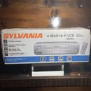 Sylvania 4-Head Hi-Fi VHS VCR Player Model 6260VF w/ Remote Silver NEW Sealed