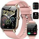 Smart Watch(Answer/Make Call), 1.85" Smartwatch for Men Women IP68 Waterproof, 100+ Sport Modes Fitness Activity Tracker, Heart Rate Sleep Monitor, Pedometer, Smart Watches for Android iOS, 2023