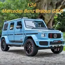 1:24 Mercedes Benz Brabus G800 Legierung Auto Modell Druckguss Auto Sound Licht Auto Liebhaber