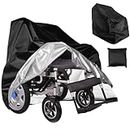Epicover Wheelchair Cover, 210D Mobility Scooter Storage Cover for Travel, Lightweight Waterproof Electric Wheel Chair Cover Against Dust Dirt Snow Rain Sun Rays, 40x30x40 inch