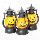 1/6 Scale Dollhouse Miniatures Halloween Portable Pumpkin Oil Lamps Accessories