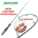 UL ML Winter fishing rod soft tip 50cm Ice fishing rod with Flat tip high quality Fiber Glass tip