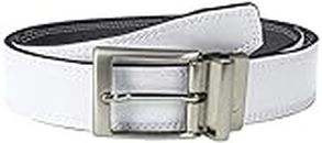 NIKE - Cinturón reversible clásico para hombre, Hombre, DS50012, negro/blanco, 32