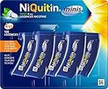NiQuitin Minis Mint 4 mg Lozenges - Effective Smoking Craving Relief - Practical Pocket-Sized Container - 100 Mini Lozenges - Fast Acting Relief - Reduce and Quit Smoking Aid