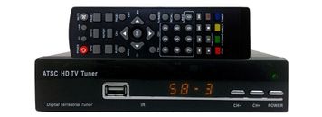 Over-The-Air Digital TV Antenna Receiver Box With Timer Recording EPG IR Remote