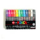 Posca Paint Pens Markers Extra Fine Point Set PC-1M | 12 Colors | US Seller