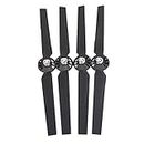 2 Pairs Propellers Rotor Blade Sets A and B Black for YUNEEC Typhoon G Q500 Q500+ Q500 4K RC Quadcopter Drone by lanlan