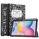 Fintie Slim Case for Samsung Galaxy Tab S6 Lite 10.4 Inch 2024/2022/2020 with Built-in S Pen Holder, Soft TPU Smart Stand Back Cover Auto Wake/Sleep, Composition