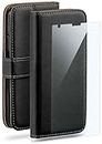 MoEx Premium Kit de Protection à 360° Compatible avec Nokia Lumia 1520 | Protection Totale [étui + Film] Housse avec Couvercle et Film, Noir