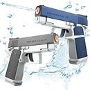Water Gun for Kids, 2 Pack Squirt Guns Cool Small Manual Water Soaker Gun Summer Swimming Pool Beach Water Fighting Toys Water Pistol Toy Gifts for Boys Children