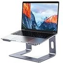 BESIGN LS03 Aluminum Laptop Stand, Ergonomic Detachable Computer Stand, Riser Holder Notebook Stand Compatible with MacBook Air Pro, Dell, HP, Lenovo More 10-15.6" Laptops, Space Gray