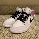 Nike Air Jordan 1 Barely Grape Girls Size 13C Athletic Shoes Sneakers DQ8424-501