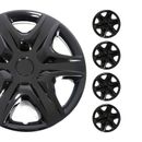 15" 4x Wheel Covers Hubcaps for Saturn Black