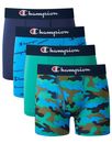 Champion Boxer Brief Boys 4 Pack Wicking Lightweight Stretch Stretch Comfortable