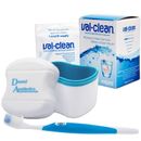 Val-Clean, Zahnbad & Silikon Zahnbürste ~ für Valplast flexible Prothesen