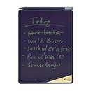 Boogie Board VersaBoard Authentic Reusable Home & Office Organization Notepad with 8.5” LCD Writing Tablet, VersaPencil Stylus, Instant Erase & Built-in Magnet & Portrait / Landscape Kickstand (Blue)