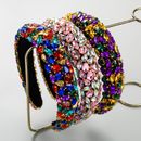 Womens Baroque Rhinestone Hairband Crystal Headband Women Hair Accessories Gifts