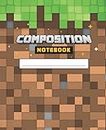 Kids Composition Notebook : 7.5 X 9.25 Wide-Rules - 100 Pages: Video Game Theme, For Writing, Perfect Gift for... Kids, Office Supplies, School