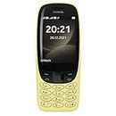 Nokia 6310 Dual SIM Keypad Phone with a 2.8” Screen, Wireless FM Radio and Rear Camera with Flash | Yellow