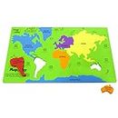 Imagimake Mapology Continents - Educational Toy and Learning Aid for Boys and Girls - Map Puzzle, Kid