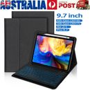 For iPad 6th&5th Gen Air 1/2 Pro 9.7 Smart Case With Bluetooth Keyboard Cover AU
