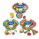 Learning Resources New Sprouts Bundle of Breakfast, Lunch and Dinner, 3 Sets, Easter Basket Stuffer, Easter Toys, Ages 2+