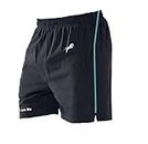 JUST RIDER Men s Running Shorts，Workout Running Shorts for Men Gym Yoga Outdoor Sports Shorts (S, Blue)