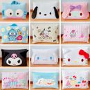 Kuromi My Melody Cinnamoroll Hello Kitty Bed Pillow Case Cover Soft Pillowcase