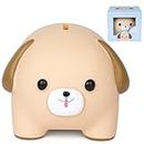 NIGOWAYS Piggy Bank,Labrador Piggy Bank for Kids,Unbreakable Money Bank,Cute Small Dog Size Piggy Banks, Practical Gifts for Birthday,Christmas,Babys Shower(Small Labrador)