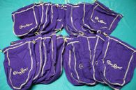 Lot of 20 Crown Royal 750ml Purple Drawstring Bags - 9"